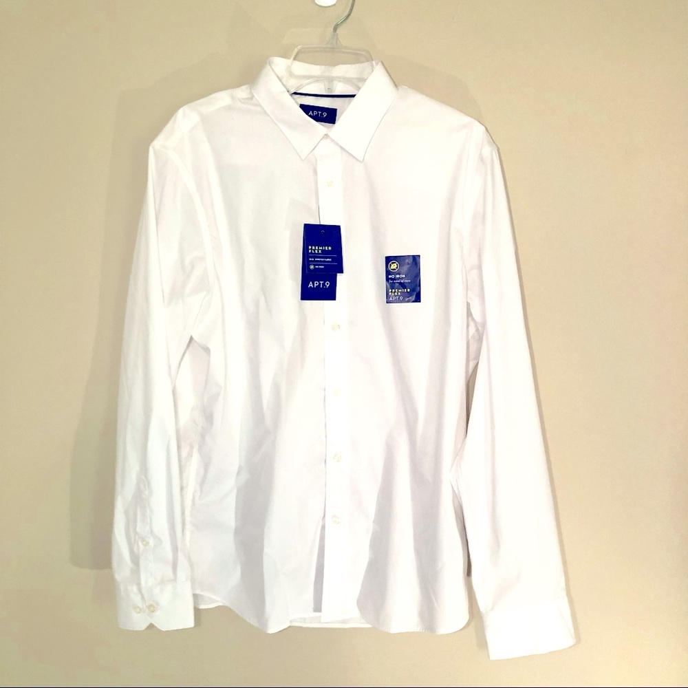 Long sleeved white shirt